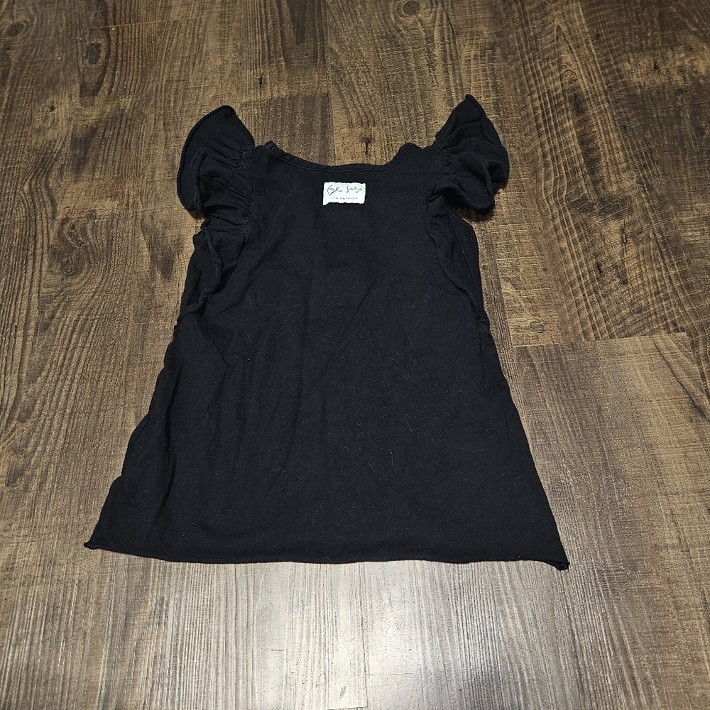 Be Mi Natalia Ruffle Sleeve Top